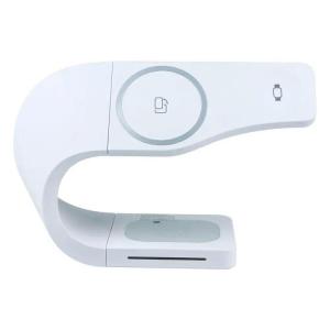 Бездротова зарядка «3 in 1» — White Wireless charger LFX-178