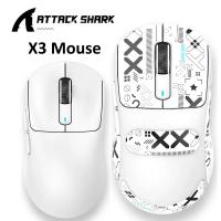 Ігрова мишка Attack Shark X3 PAW3395 Pixart 26000DPI White Бездротова геймерська