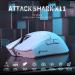 Ультра-легка бездротова ігрова мишка Attack Shark X11 PAW3311 Біла